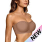 💞 Sutien bandeau fără cusături și fără bretele – antialunecare, cu susținere și fără sârmă, cu efect push-up!