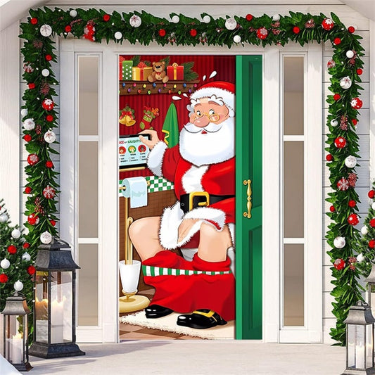 🎅 Vânzare anticipată de Crăciun – 50% reducere 🎅 – Decorațiuni de Crăciun pentru uși 2025