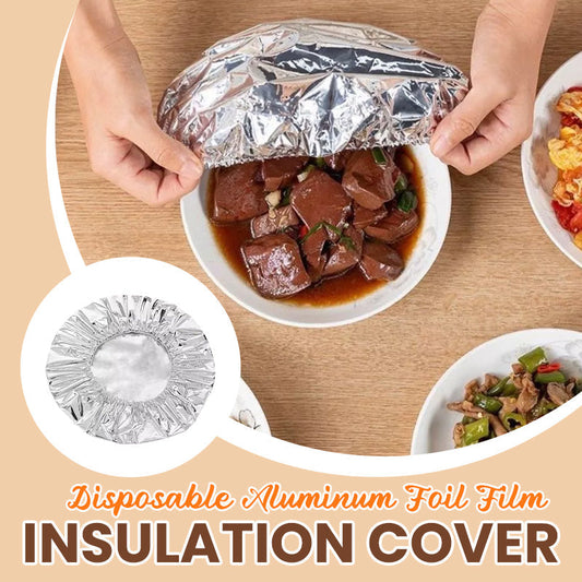 🍜 Capac termoizolant din folie de aluminiu pentru masa de acasă și recipientele pentru alimente