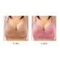 🎉 REDUCERE DE 50% PENTRU O PERIOADĂ LIMITATĂ! 💕 Sutien fără sârmă, confortabil, pentru mărimi mari – din nailon și spandex fără cusături, care previne lăsarea sânilor și este respirabil 👙