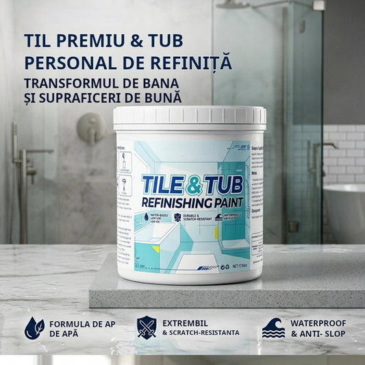 Set premium de vopsele pentru renovarea plăcilor ceramice și a căzilor de baie