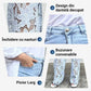 👖Blugi moderni din denim cu petice de dantelă