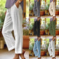 【M-4XL】👖Pantaloni drepți largi din bumbac și in