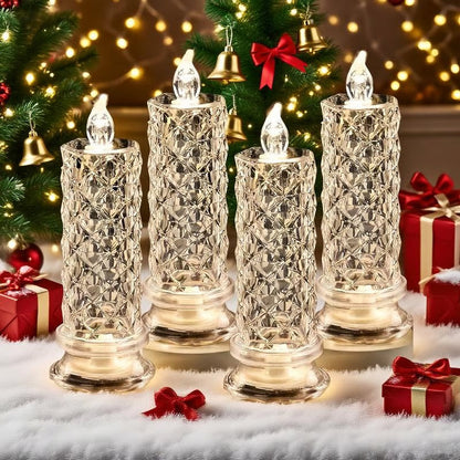 🎄 Cumpărați 1 și primiți 2 gratis! 🎅 Lumânări LED fără flacără – sigure, de lungă durată și pline de veselie festivă ✨🕯️