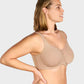 🔥 Sutien elegant pentru femei, cu cupă integrală, transparent, mărime mare