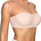 💞 Sutien bandeau fără cusături și fără bretele – antialunecare, cu susținere și fără sârmă, cu efect push-up!