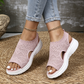 👡Sandale cu platformă, tricotate, respirabile, pentru femei – ușoare și moi