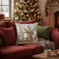 Fețe de pernă festive elegante 🎄 Set de 4 bucăți – Economisesti mai mult! 🔥