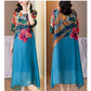 👗Floral plus rochie dimensiune