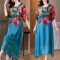 👗Floral plus rochie dimensiune