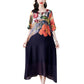 👗Floral plus rochie dimensiune