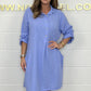 💖Rochie cu nasturi 100% in