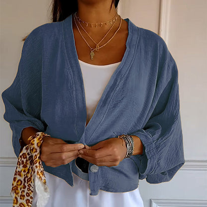 💥2025 Noua dimensiune mare Bat Sleeve Cardigan