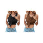 🔥⚡ Peste 50.000 de bucăți vândute! 💖 Tricou cu bretele, cu dungi și material elastic, cu sutien integrat