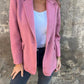 【🥰Pregătiri pentru iarna care se apropie】🔥Sacou din tweed monocromatic