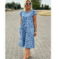 👗Rochie de buzunar tipărită casual pentru femei