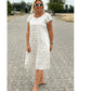 👗Rochie de buzunar tipărită casual pentru femei