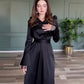 👗Rochie elegantă Maxi pentru femei cu centură de legare la talie
