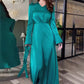 👗Rochie elegantă Maxi pentru femei cu centură de legare la talie