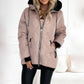 🔥Parka Coat la modă pentru femei cu gât înalt și lungime de șold
