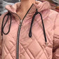 🔥Parka Coat la modă pentru femei cu gât înalt și lungime de șold
