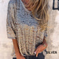 🌞👚Tricou leopard lejer pentru femei cu jumătate