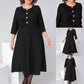 🎀Rochie neagră elegantă Plus Dimensiune
