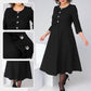 🎀Rochie neagră elegantă Plus Dimensiune