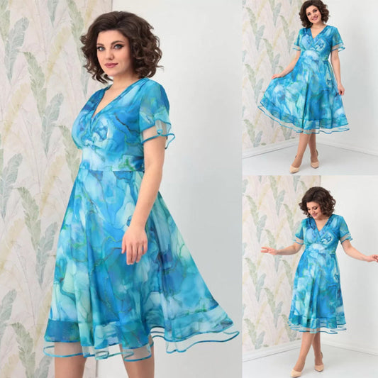🎀Rochie midi vaporoasă pentru femei