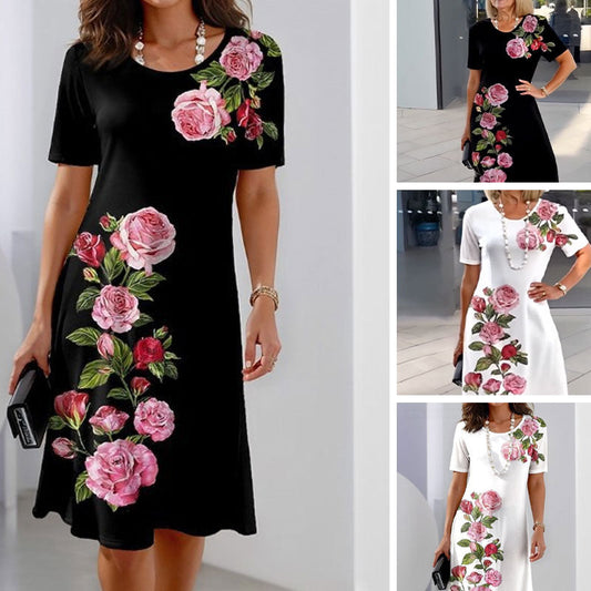 🌹Rochie de vară lejeră cu imprimeu 3D