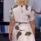 🌹Floral Plus Dimensiune rochie cu curea