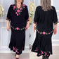 🌷Rochie florală elegantă cu decolteu în V pentru femei