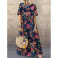 👗Vintage imprimate vrac fusta lungă
