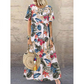 👗Vintage imprimate vrac fusta lungă