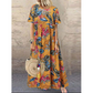 👗Vintage imprimate vrac fusta lungă