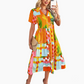 🥻Rochie casual Boho V-Neck pentru femei🎉