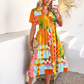 🥻Rochie casual Boho V-Neck pentru femei🎉