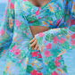 🏖️👙 Costum de baie imprimat sexy pentru femei, set de 3 piese