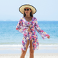 🏖️👙 Costum de baie imprimat sexy pentru femei, set de 3 piese