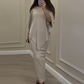 💖Set de două piese pentru femei cu top și fustă cu croială lejeră