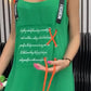 Rochie casual imprimată fără mâneci pentru femei