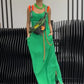 Rochie casual imprimată fără mâneci pentru femei