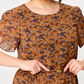 👗 Rochie tipărită lejer pentru femei cu curea