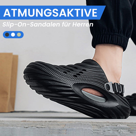 💥【EU40-45】⚡Sandale slip-on respirabile pentru bărbați