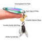 💥🎣 Design inovator - Metal Propeller Fly False Bait Hooks💪