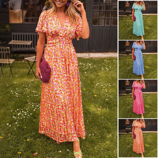 🎉【S-3XL】💃 Rochii florale vintage dulci pentru femei🌹