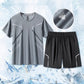 ✨Set pentru bărbați de tricou și pantaloni scurți cu uscare rapidă🏃‍♂️👕