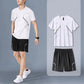 ✨Set pentru bărbați de tricou și pantaloni scurți cu uscare rapidă🏃‍♂️👕