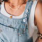 La modă Vintage Floral Print Denim Jumpsuit