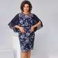 Rochie Midi din plasă cu imprimeu floral pentru femei